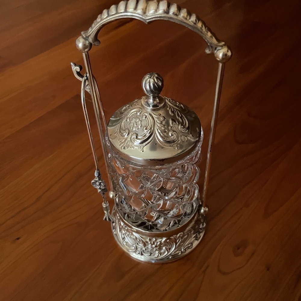 Antique pickle castor
